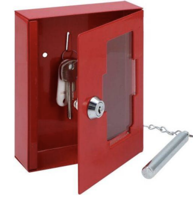 Boîte à clé de secours